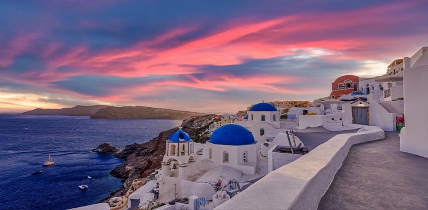 زيارة مدينة سانتوريني